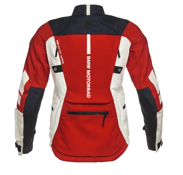 Motorrad Jacke GS Rallye Gore Tex Damen Rot Weiß BMW