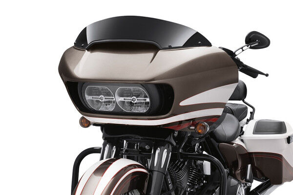 Harley Davidson ROAD GLIDE 6" CONTOURED WINDABWEISER - Schwarz 57400280