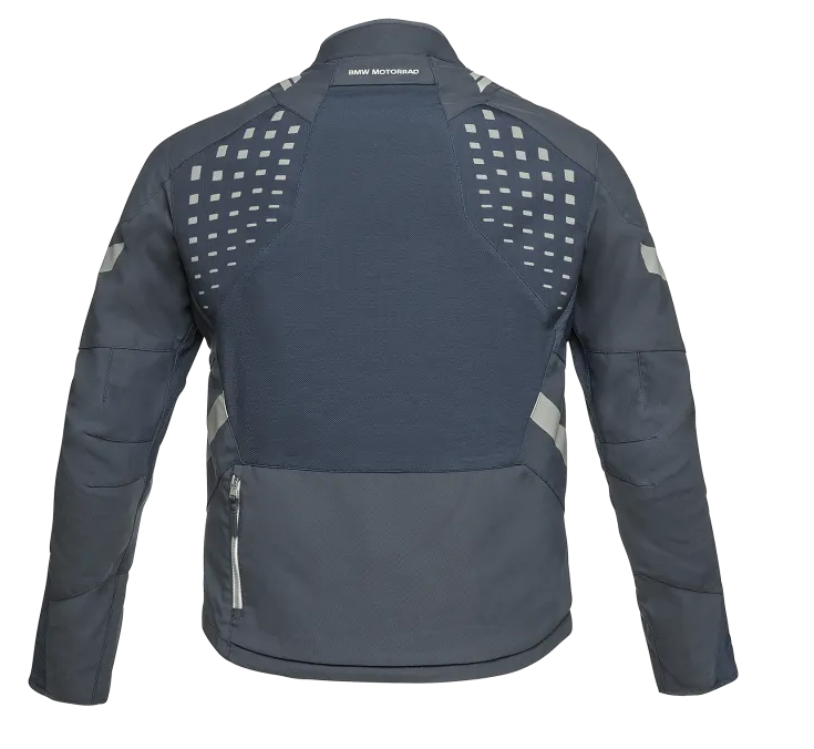 Motorrad Jacke Aravis Air Herren Grau/Blau | BMW
