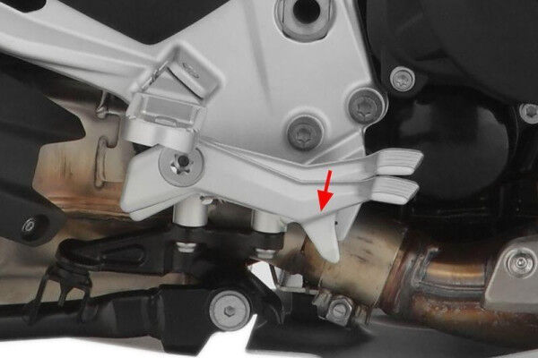 Wunderlich Fußbremshebel Tieferlegung F 900 XR - silber