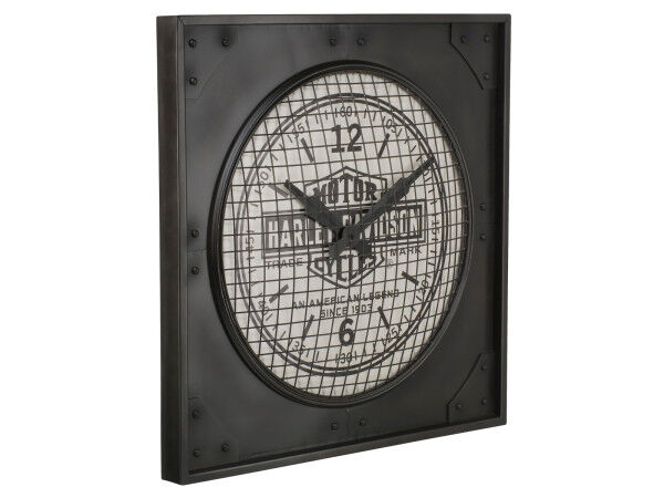 Harley-Davidson Industrial Metal Clock