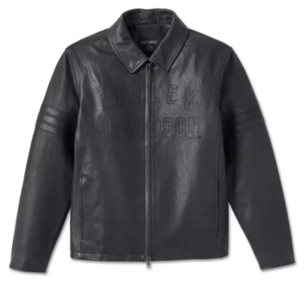 Harley Davidson Herren Lederjacke Mechanic schwarz