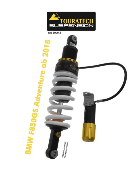 Touratech Suspension Federbein für BMW F850GS Adventure ab 2018 Typ Level2