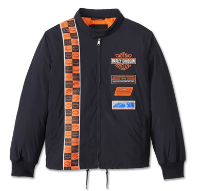 Harley Davidson Bomberjacke Damen Orange Harley Davidson Damen L