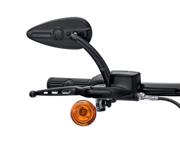 Harley-Davidson Willie G Skull Collection Mirrors Teardrop Mirrors - Black 56000171