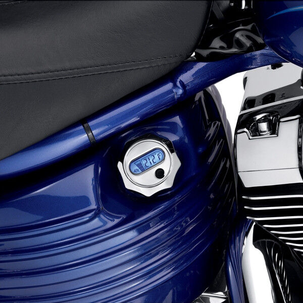 Harley Davidson Peilstab für Ölstand und Öltemperatur mit beleuchteter LCD-Anzeige 63002-09B