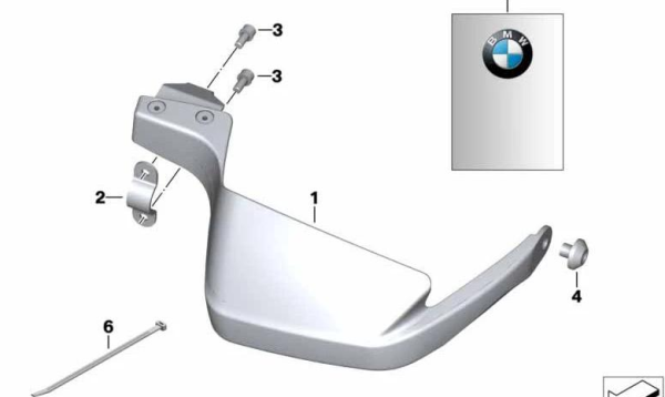 BMW Motorrad G650GS Handschutz links
