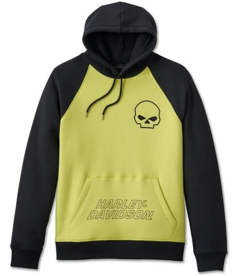 Harley Davidson Willie G Skull Raglan Hoodie für Herren