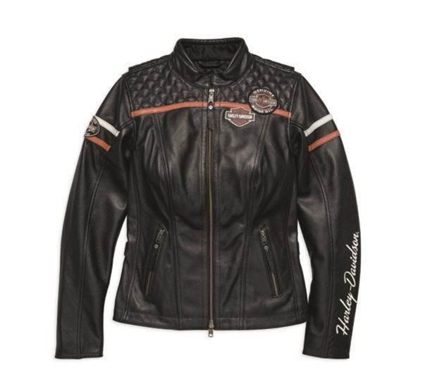 Harley-Davidson Miss Enthusiast Lederjacke Damen 98030-18EW