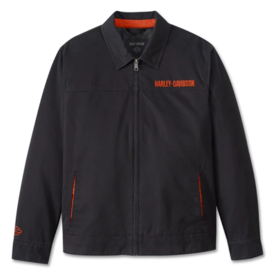 Milwaukee Leather Herren Klassische Moto Lederjacke – Mit Reißverschluss, Aus Rindsleder, Twill-Futter