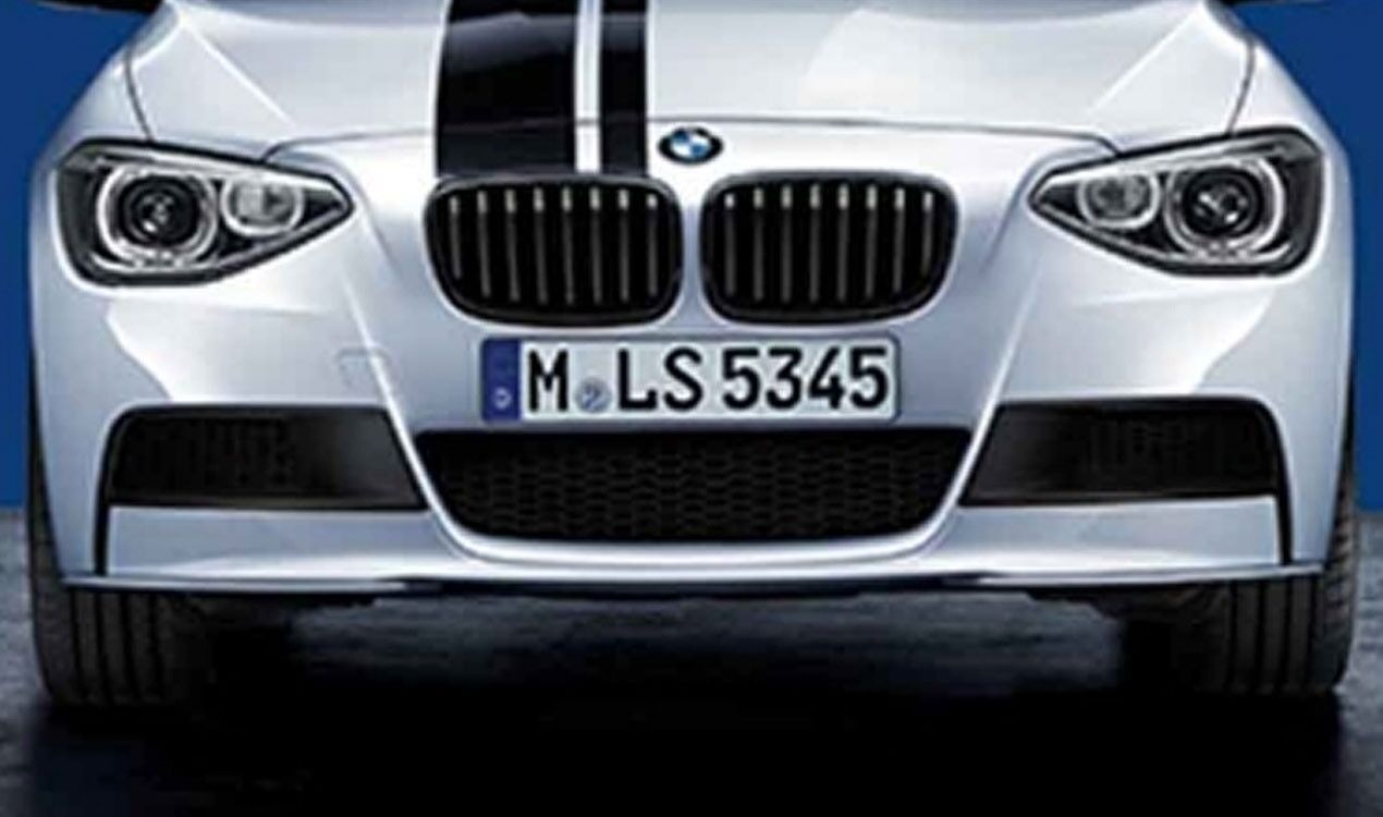 BMW M Performance Frontaufsatz Schwarz Matt für 1er F20 F21 