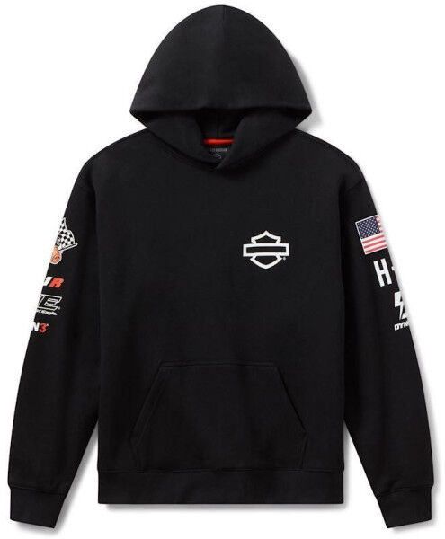 Harley Davidson Factory Racing Fanwear Hoodie - Harley Black