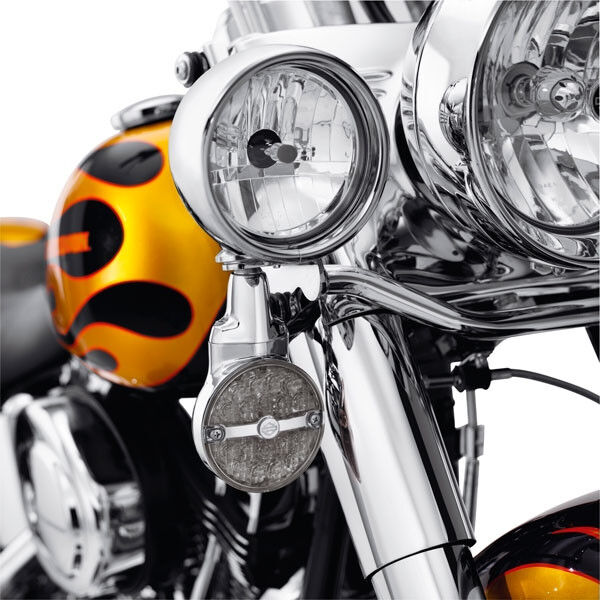 Harley Davidson LED-Blinker mit flachem Glas 67800375