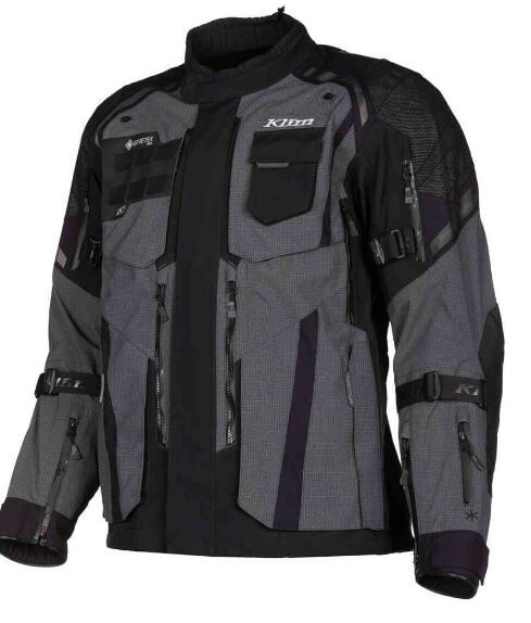 Klim Badlands Pro A3 2023 Motorrad Textiljacke schwarz/grau