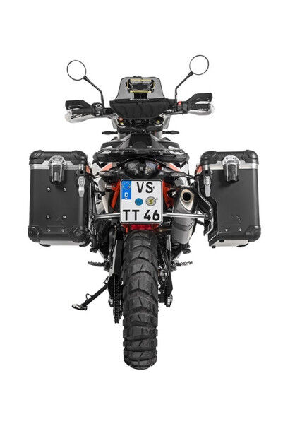 ZEGA Evo X Sondersystem And-Black mit Edelstahlträger KTM 790 Adventure / 790 Adventure R