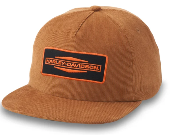 Harley Davidson Stacked Bar & Shield 5-Panel Cap