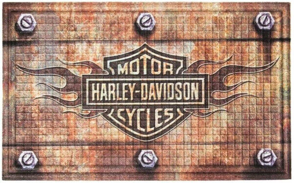 Harley Davidson Bar and Shield Fußmatte