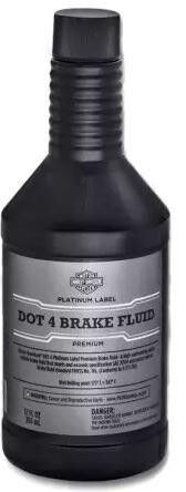 Harley Davidson DOT 4 Bremsflüssigkeit Platinum 355 ml