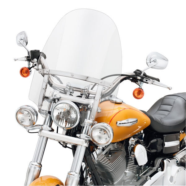 Harley Davidson H-D® Detachables™ Kompakt-Windschutzscheibe für Modelle mit Zusatzbeleuchtung 57609-