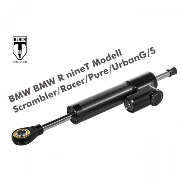 BLACK-T Lenkungsdämpfer *CSC* für BMW RnineT Modell Scrambler/Racer/Pure/UrbanG/S ab 2016 +incl. Anb