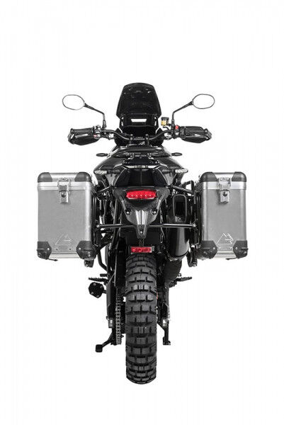 ZEGA Pro Koffersystem 31/38 Liter mit Edelstahlträger schwarz für Triumph Tiger 900