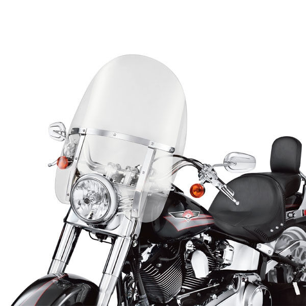 Harley Davidson Detachables King-Size Windschutzscheibe für FL Softail 21 Zoll Klar