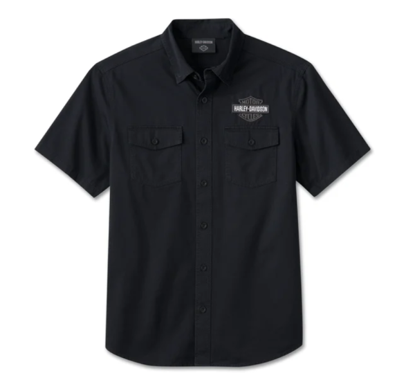 Harley Davidson Ashes Shirt Herren - Schwarz