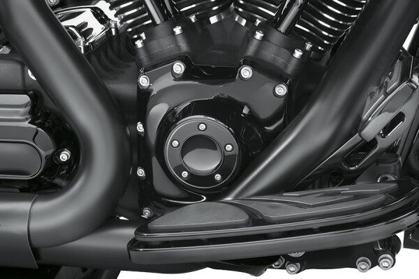 Harley Davidson Twin Cam Motorabdeckungen - schwarzglänzend 25600074