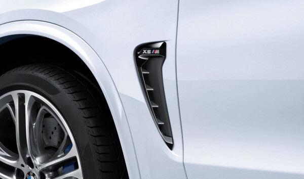 orig. BMW M Performance Zierstäbe Seitenwand hochglanz schwarz X5M F85