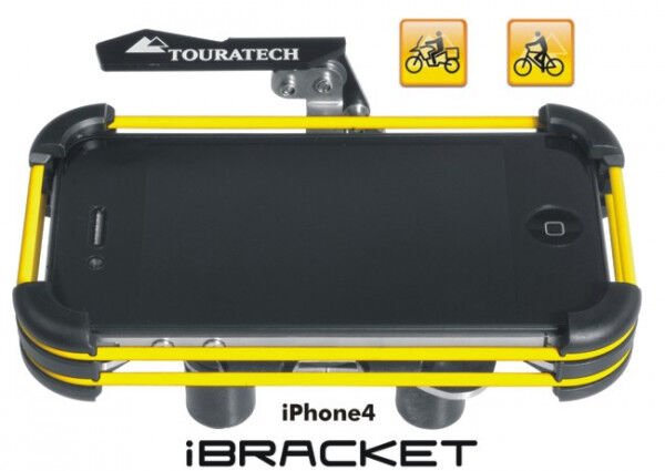 Lenkerhalterung *iBracket*  für Apple iPhone 4 und iPhone 4 S*Motorrad&Fahrrad 