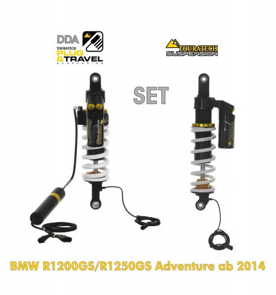 Touratech Suspension FAHRWEKRS-SET- DDA / Plug & Travel für BMW R 1200GS/R1250GS Adventure ab 2014