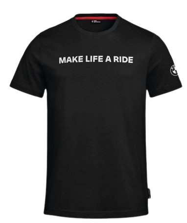 BMW T-Shirt Make Life a Ride / schwarz