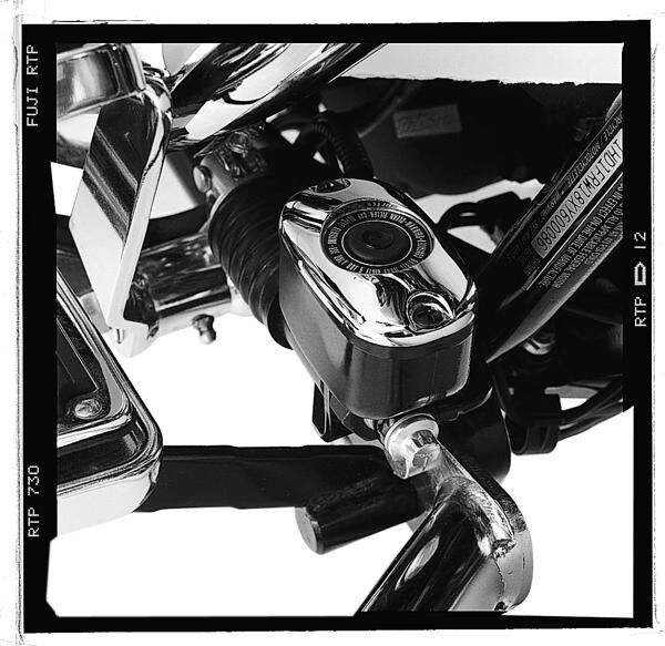 Harley Davidson Hintere Hauptbremszylinder-Abdeckung - Chrom 45149-99C