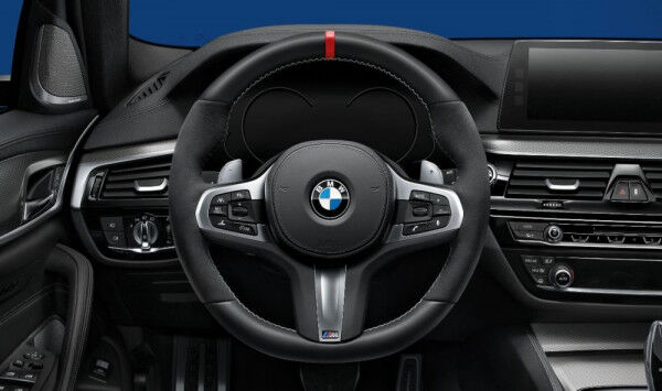 Kaufe Für BMW 5 Series 6GT G32 G30 2017- Chrom Auto Lenkrad Tasten