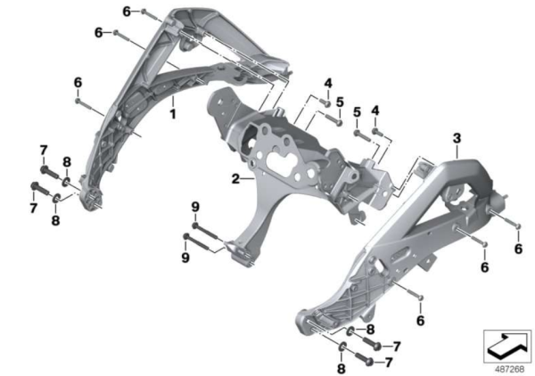 BMW Zylinderschraube 46639908452