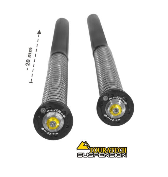 Touratech Suspension Tieferlegung -20mm Cartridge Kit für Triumph Tiger 900 Rallye Pro ab 2020