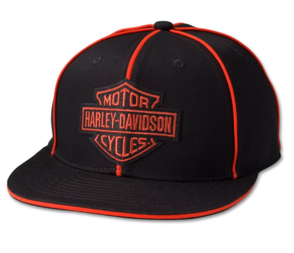 Harley Davidson Bar & Shield Fitted Hat Schwarz