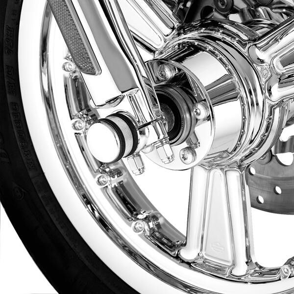 Harley-Davidson VORDERACHSBEFESTIGUNGSMUTTER-KIT - CHROM 45813-03