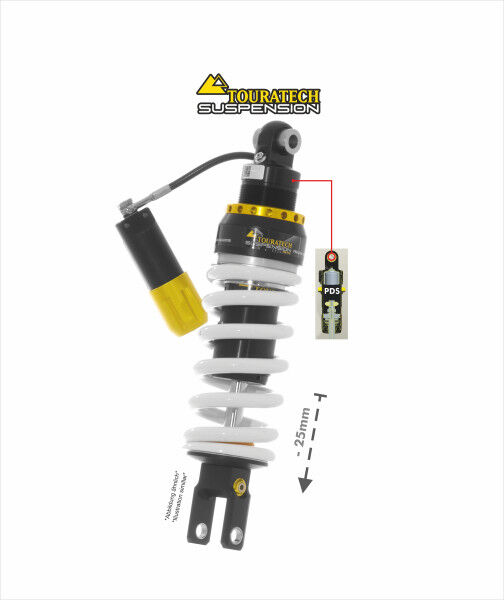 Touratech Suspension Tieferlegung (-25mm) für Honda XL 750 Transalp (2023-) Typ Level2