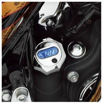Harley Davidson Peilstab für Ölstand und Öltemperatur mit beleuchteter LCD-Anzeige 63004-09A
