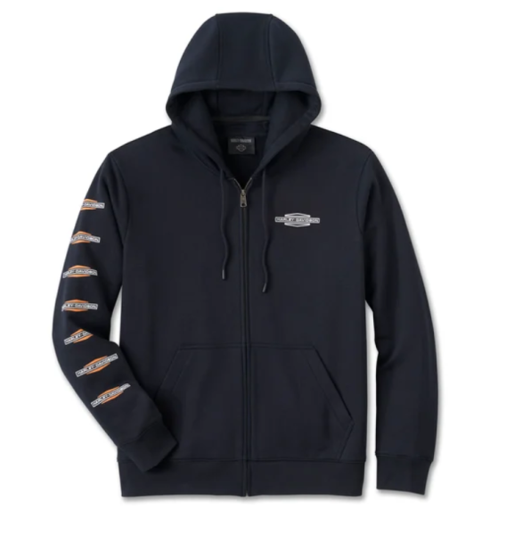 Harley Davidson Roaring Balaclava Hoodie Schwarz