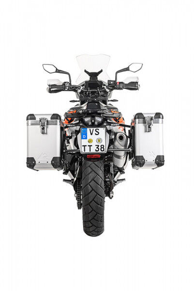 ZEGA Pro Koffersystem And-S 31/38 Liter mit Edelstahlträger schwarz für KTM 790 Adventure / 790 Adve