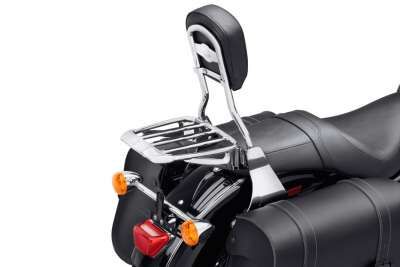 TCMT Gepäckträger Für Harley - Verstellbare Rückenlehne Road Glide 2009-2024