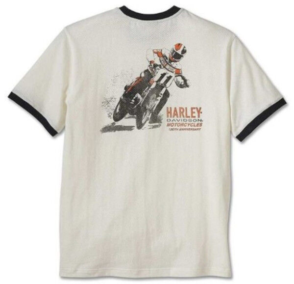 Harley Davidson 120th Anniversary Shirt Herren weiß