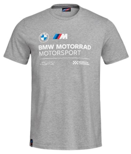 BMW T-Shirt M Logo Motorsport / grau