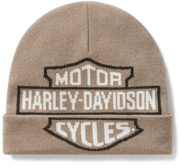 Harley Davidson Oversized Bar & Shield Beanie