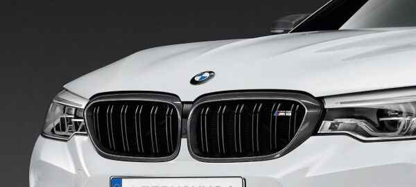 BMW M Performance 5er F90 Frontziergitter Carbon Set