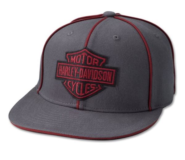 Harley Davidson Bar & Shield Fitted Hat Grau