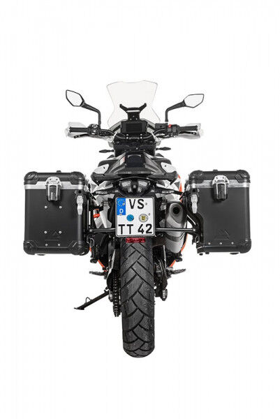 ZEGA Evo X Sondersystem And-Black 45/45 Liter mit Edelstahlträger schwarz KTM 790 Adventure / 790 Ad