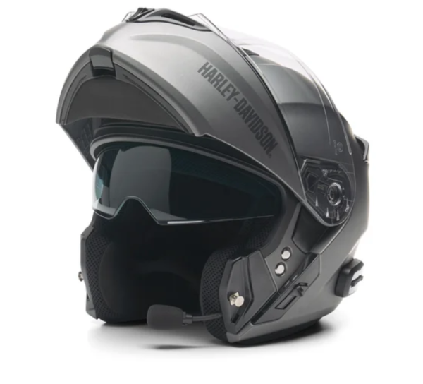 Harley Davidson Outrush R Modulhelm mit Bluetooth Matt Silber